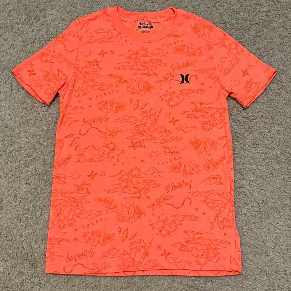 Hurley - Boy’s Floral Skulls T-Shirt - Picture 2 of 3